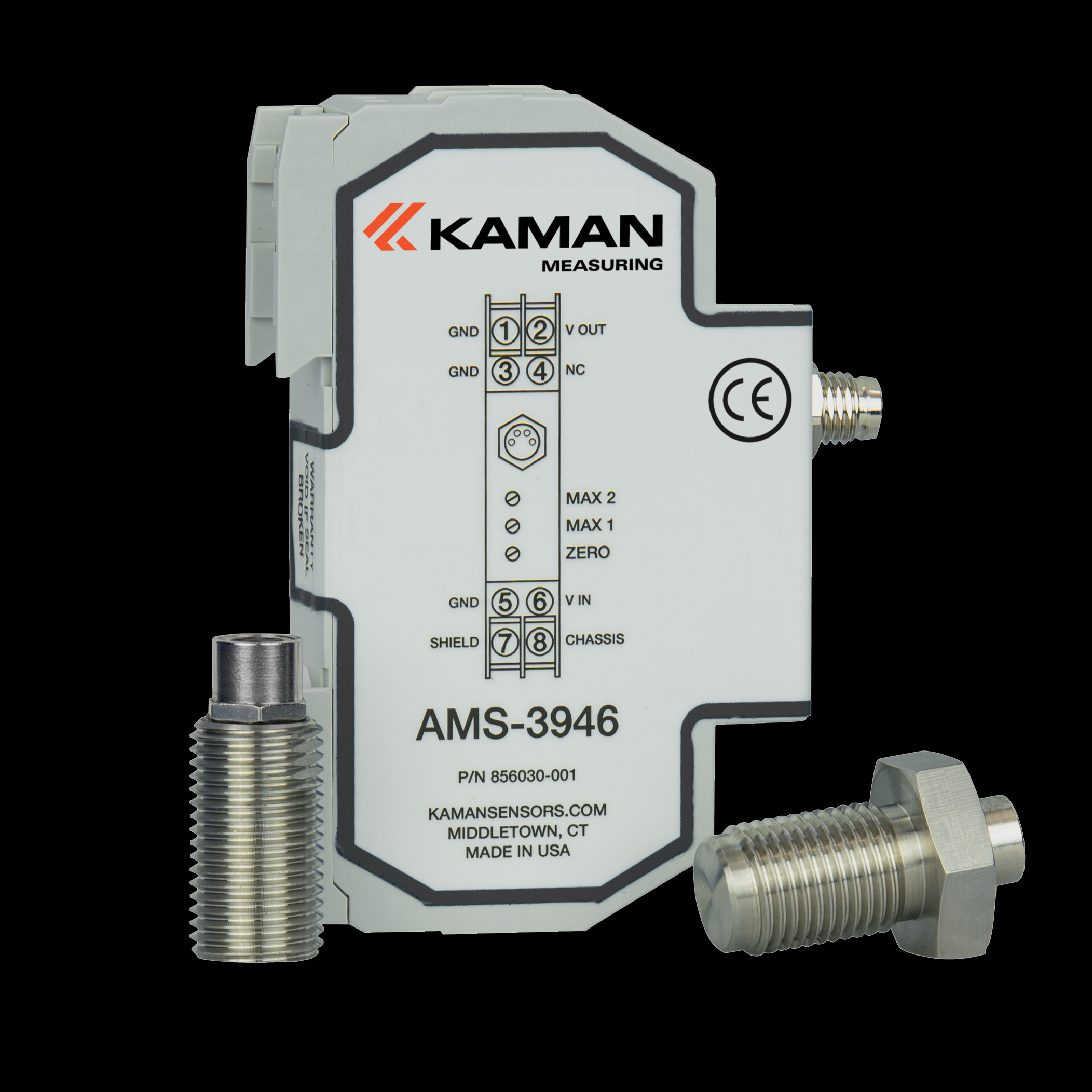 Kaman Highlights AMS Family of High-Precision Non-Contact Displacement Sensors for Aerospace and Military Markets